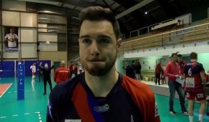 Eldin Demirovic après la victoire de Saint-Quentin Volley à Martigues