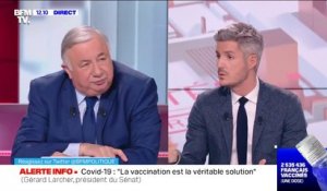 Gérard Larcher: "La vaccination est la véritable solution" contre le Covid-19