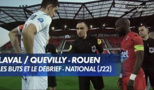 Les buts et le débrief de Laval / Quevilly-Rouen - National