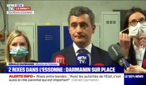 Gérald Darmanin à propos des rixes: "Les réseaux sociaux et leur mimétisme contribuent souvent à ces confrontations"