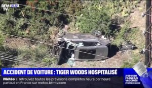 Le golfeur Tiger Woods hospitalisé après un accident de la route