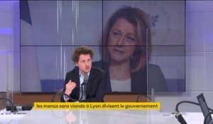 Menus sans viande à Lyon : Julien Bayou accuse le gouvernement d'avoir lancé une polémique "pathétique" et "minable"