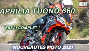 Aprilia Tuono 660 - Essai Moto Magazine