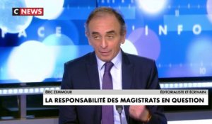 Éric Zemmour sur la réforme de la responsabilité des magistrats engagée par Emmanuel Macron : «Il y a une alliance avec la justice qui est au fondement même du quinquennat Macron»
