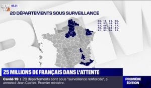 Covid-19: près de 25 millions de Français sous la menace de nouvelles restrictions