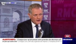 Le Pr Philippe Juvin ne croit pas à un retour à "une vie normale" au mois de juin