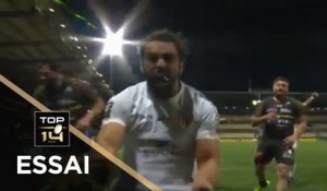 TOP 14 - Essai de Yohann HUGET (ST) - La Rochelle - Toulouse - J15 - Saison 2020/2021