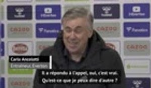 26e j. - Ancelotti : "Richarlison a répondu à l'appel"