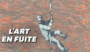 En Angleterre, Banksy s'évade de prison dans ce qui semble être sa dernière œuvre