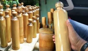 Des bouteilles en bambou en guise d'alternative au plastique, voici la solution écolo d'une petite ville indienne