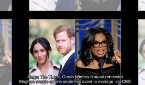 Meghan Markle et Oprah Winfrey amies - Il n'y a eu qu'une seule rencontre avant le mariage royal