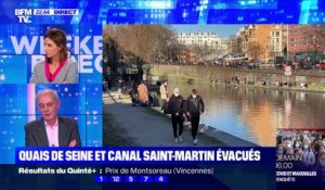 Quais de Seine et canal Saint-Martin évacués: l'exécutif durcit le ton - 06/03