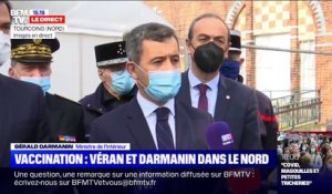 Gérald Darmanin: "Plus de 10.000 sapeurs-pompiers étaient mobilisés ce week-end" pour la vaccination