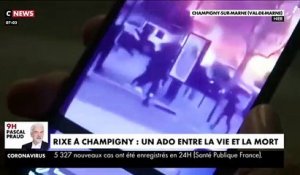 Les images du violent affrontement opposant deux bandes rivales a fait deux blessés graves hier après-midi à Champigny-sur-Marne (Val-de-Marne)
