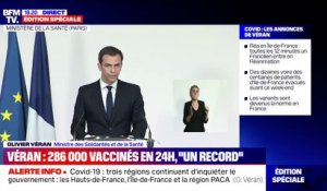 Olivier Véran: "D'après l'Agence nationale de sécurité du médicament, il n'y a pas lieu de suspendre la vaccination par AstraZeneca"