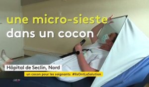 Nord : les soignants de l’hôpital de Seclin testent les micro-siestes dans des cocons de relaxation