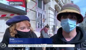 Le Journal - 12/03/2021 - CULTURE / Le Grand Théâtre de Tours occupé