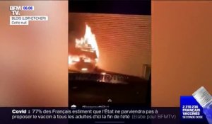 Voitures incendiées, magasin pillé… Les images d'une nuit de violences à Blois