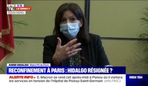 Reconfinement à Paris: Anne Hidalgo n'a "aucun élément à ce stade"