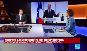 Nouvelles mesures de restriction : confinement d'un mois pour Paris et 15 départements
