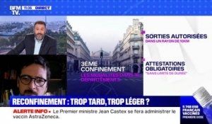 Reconfinement : trop tard, trop léger ? - 19/03