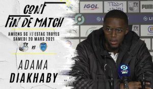 Conférence d'après match ASC - ESTAC : Adama Diakhaby