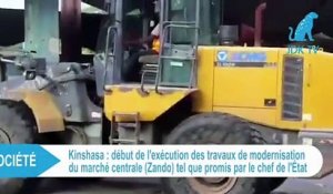 RDC : destruction du marché central de Kinshasa (Zando)