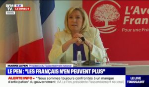 Marine Le Pen sur le carnaval non-autorisé à Marseille: "Cette culpabilisation des Français m'excède"
