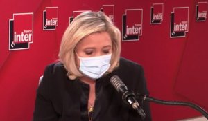"On a aujourd'hui vacciné 9,25 % de Français avec une dose" (Marine Le Pen)