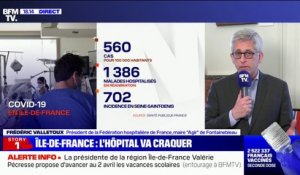 Frédéric Valletoux, maire "Agir" de Fontainebleau, s'adresse au gouvernement: "Il faut garder le doigt sur le bouton rouge du reconfinement"