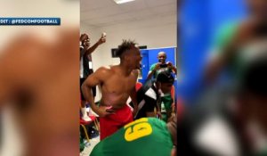 L'explosion de joie de l'équipe des Comores après la qualification pour la CAN 2022