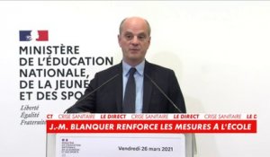 "Fermeture de classe dès qu'un cas est détecté" : Jean-Michel Blanquer annonce les nouvelles mesures pour les écoles dans les 19 départements confinés