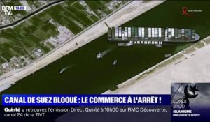 Le porte-conteneurs d'Evergreen bloque toujours le canal de Suez