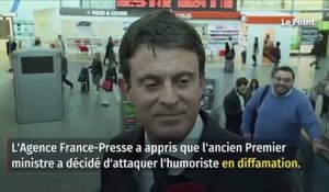 Manuel Valls attaque Dieudonné en diffamation