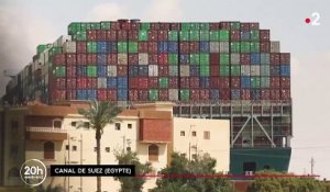 Canal de Suez : Une erreur humaine pourrait être à l'origine de l'échouement du porte-conteneurs qui provoque des embouteillages monstres
