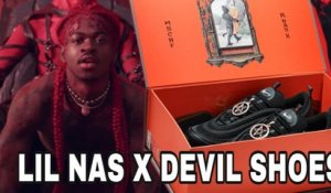 Lil Nas X MSCHF Satan Shoes Nike Air Max 97 In Hand First Look Review! Limited to 666 Pairs , Fans are Mad