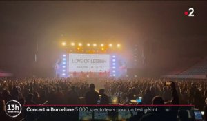 "C'était top !" : un concert test de 5 000 personnes à Barcelone