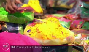 Inde : des milliers de festivaliers rassemblés pour célébrer "Holi"