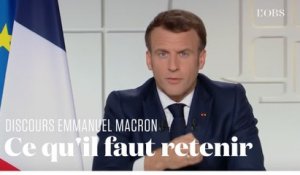 Ecoles fermées, confinement, couvre-feu : les 5 mesures à retenir des annonces d'Emmanuel Macron