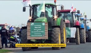 Des agriculteurs manifestent dans toute la France contre la future PAC