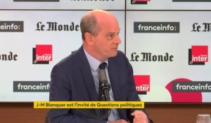 Jean-Michel Blanquer : "De manière contre-intuitive, les élèves français ont moins décroché en 2020 qu'en 2019", en raison du "volontarisme de la part de tous"