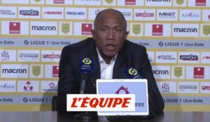 Kombouaré : «Un coup sur la tête» - Foot - L1 - Nantes