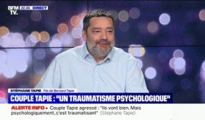 Stéphane Tapie à propos de l'agression de sa belle-mère: "Faire ça à une femme, c'est la seule image qui me choque réellement"