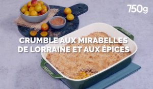 Crumble de mirabelles de Lorraine aux épices