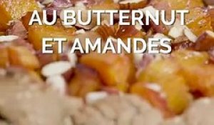Tarte rustique butternut et amandes