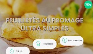 Feuilletés au fromage ultra simples