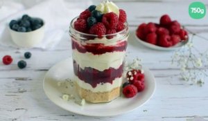 Tiramisu sans œufs à la framboise