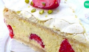 Fraisier macaronné