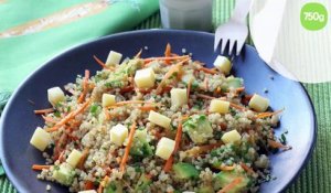 Salade de quinoa, avocat et gruyère