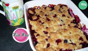 Crumble aux cerises économique